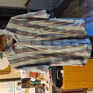 Ocean Current Men's Short Sleeve Flannel